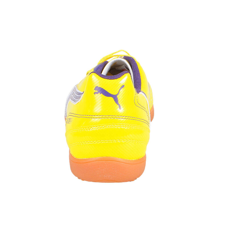 Ghete fotbal sala Puma V5.11 IT, yellow-purple-white 46.5