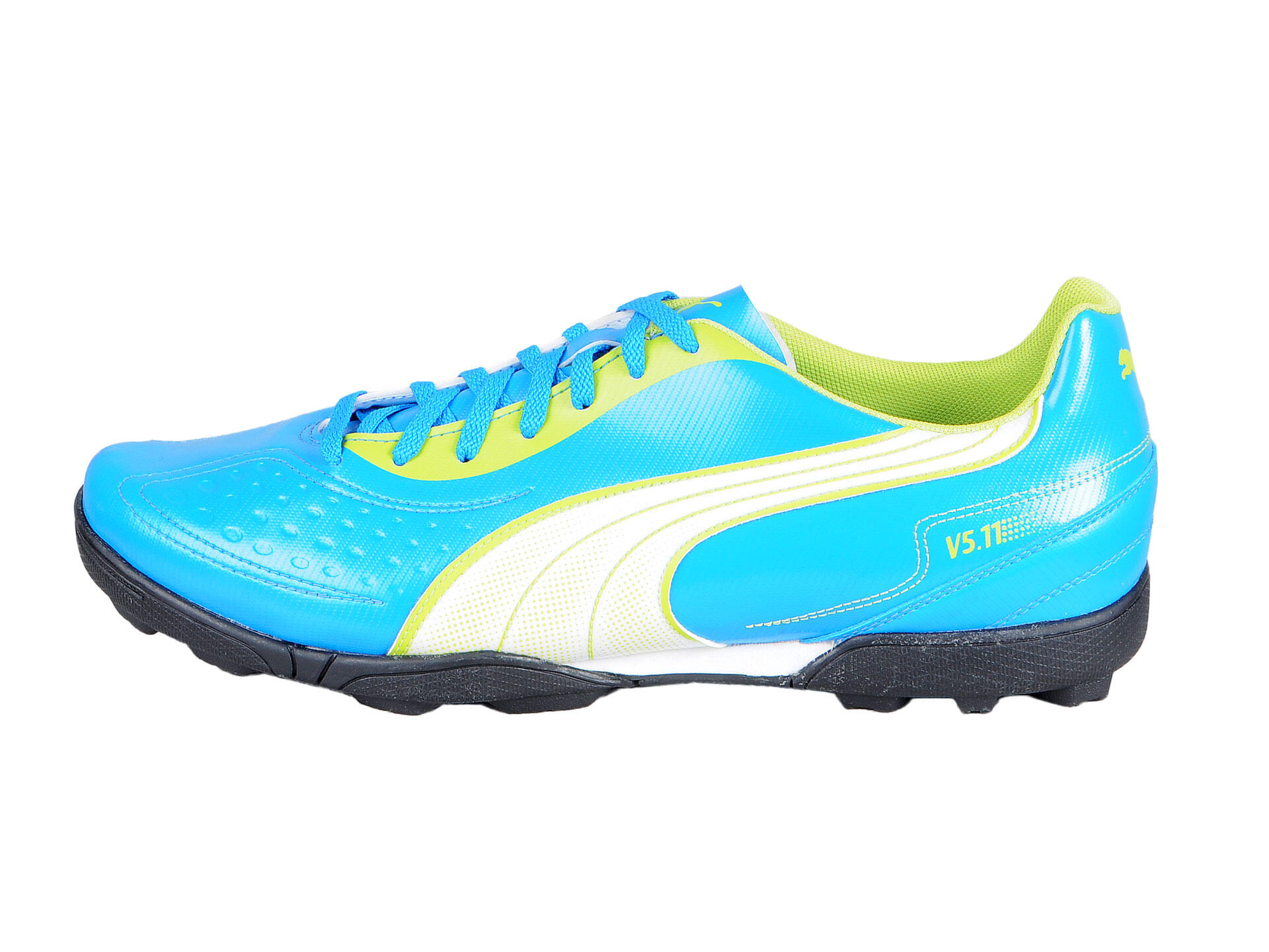 Ghete fotbal Puma V5.11 TT, blue-white-lime 46