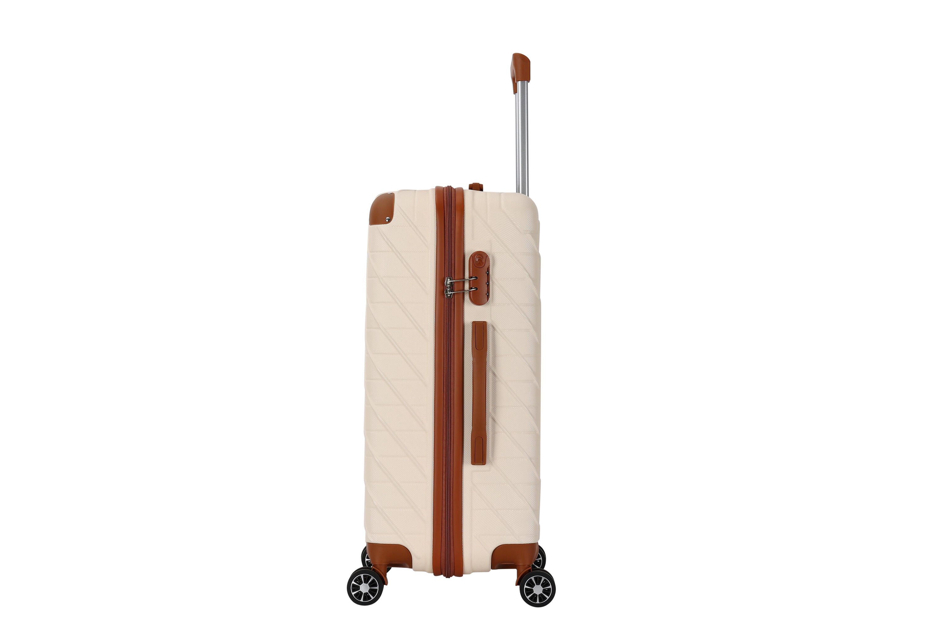 Valise Long Séjour  Prado Crème 3/4