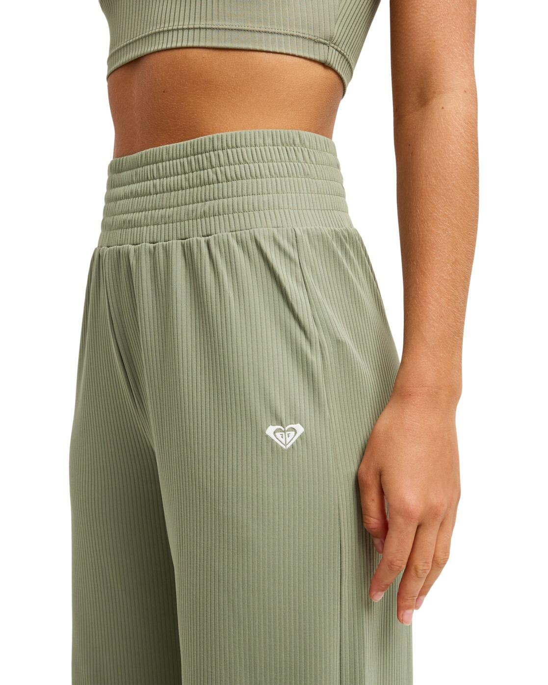 Pantalon de sport RISE & VIBE Vert Femme 4/4