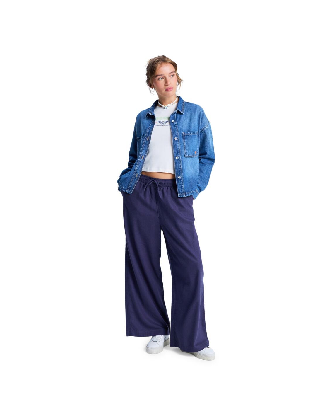 Leichte Hose LEKEITIO BREAK MID Blau Dames 3/4