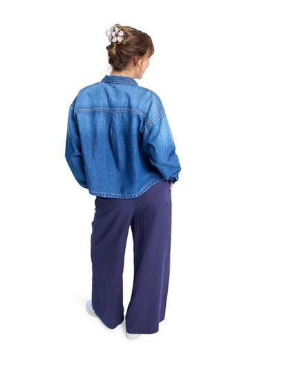 Pantalon souple LEKEITIO BREAK MID Bleu Femme