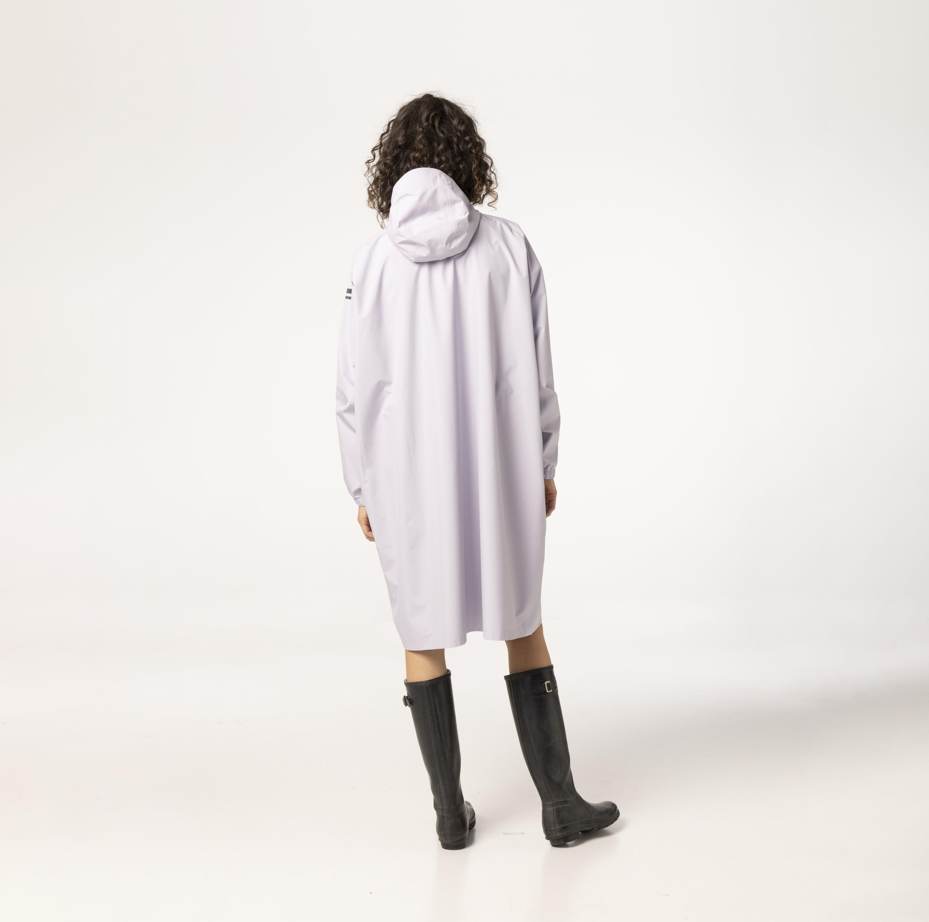 Longsleeve Regenponcho  Dusty Lilac 3/7