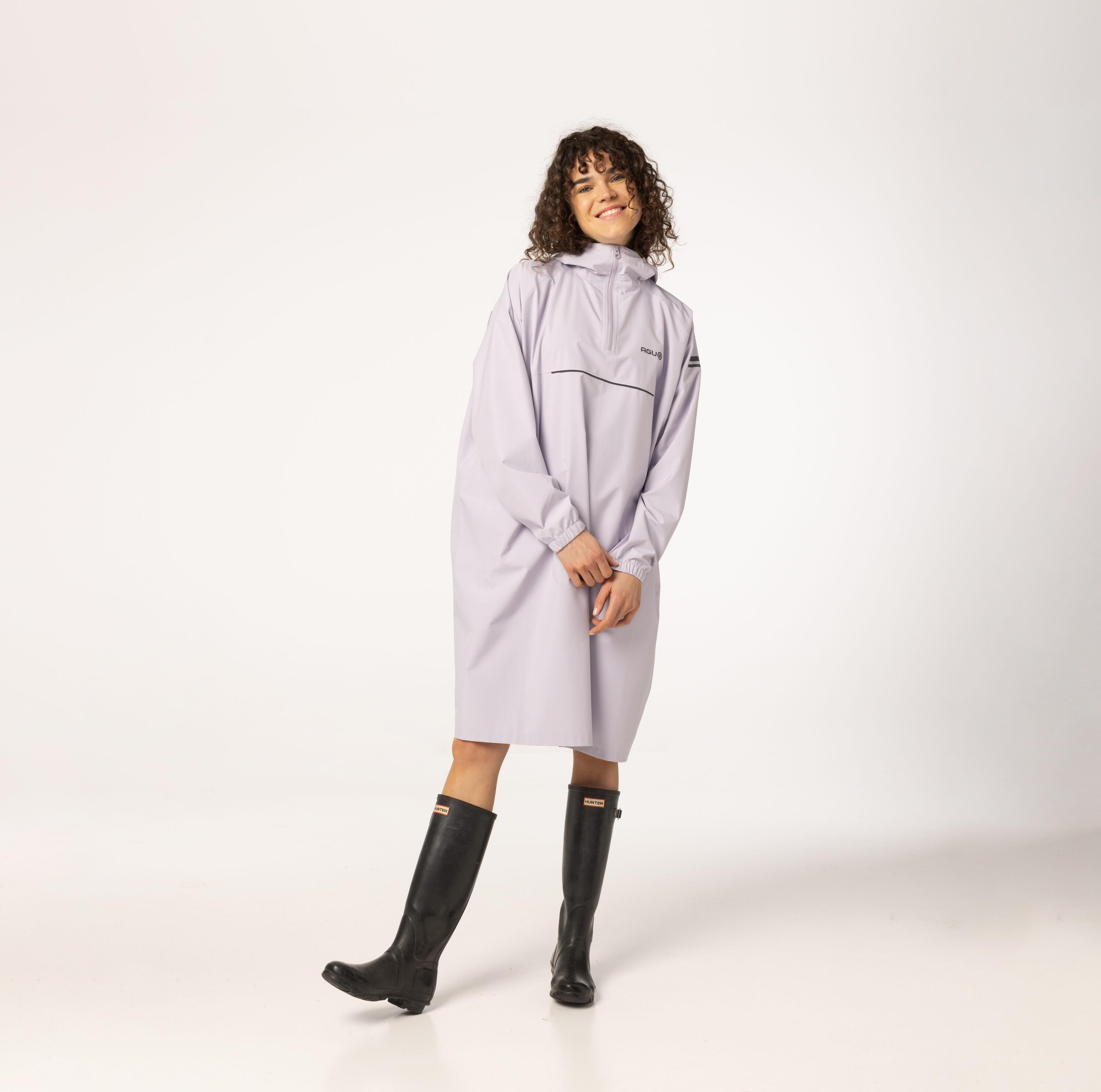 Longsleeve Regenponcho  Dusty Lilac 2/7