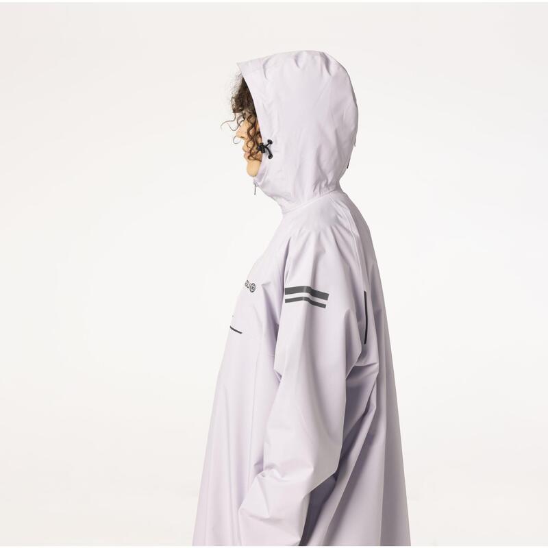 Longsleeve Rain Poncho Dusky Lilac