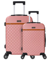 Ensemble De 2 Valises Valises M/L Odeon Rose