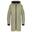 Long Bomber Rain Jacket  Women Green Pistachio