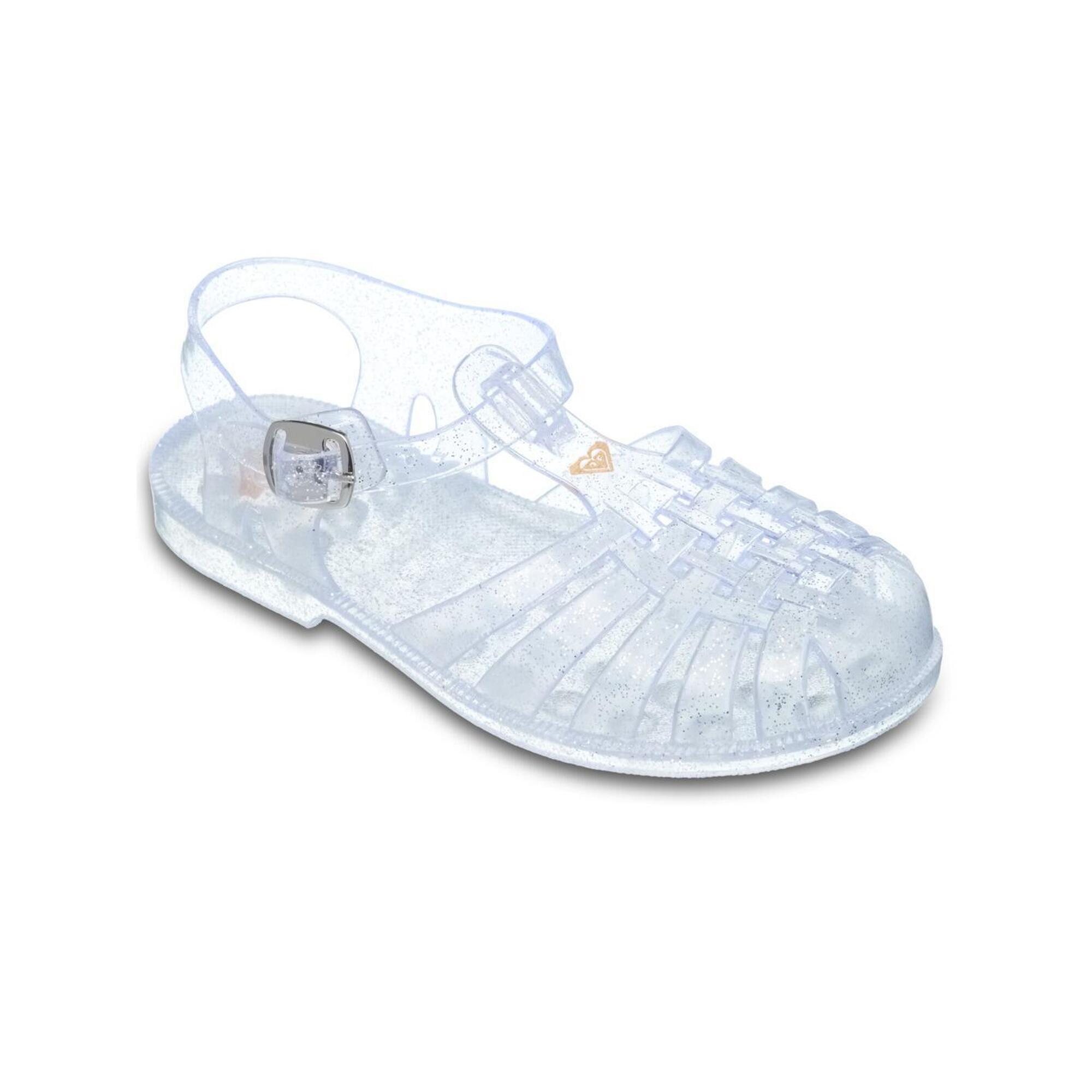 Roxy - Sandales Rg The Croisette Gris Fille - Tongs - Gris - Decathlon