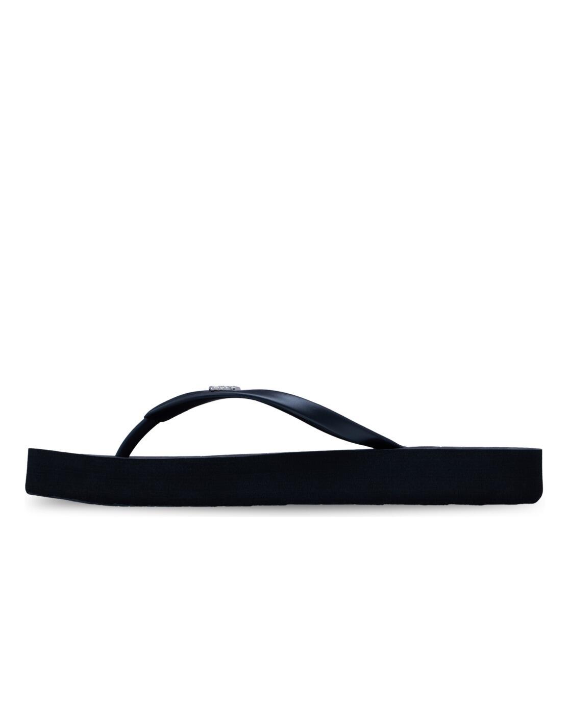Tongs compensées VIVA HIGHER Noir Femme 3/4
