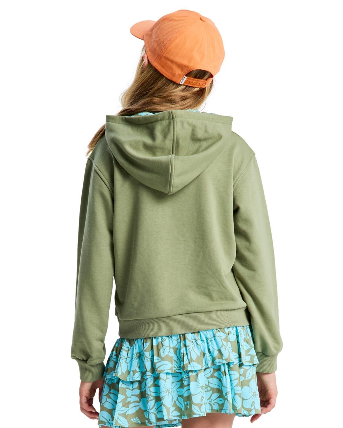 Bluza z kapturem dla Dziewczynki HOPE YOU TRUST 2 Zielony