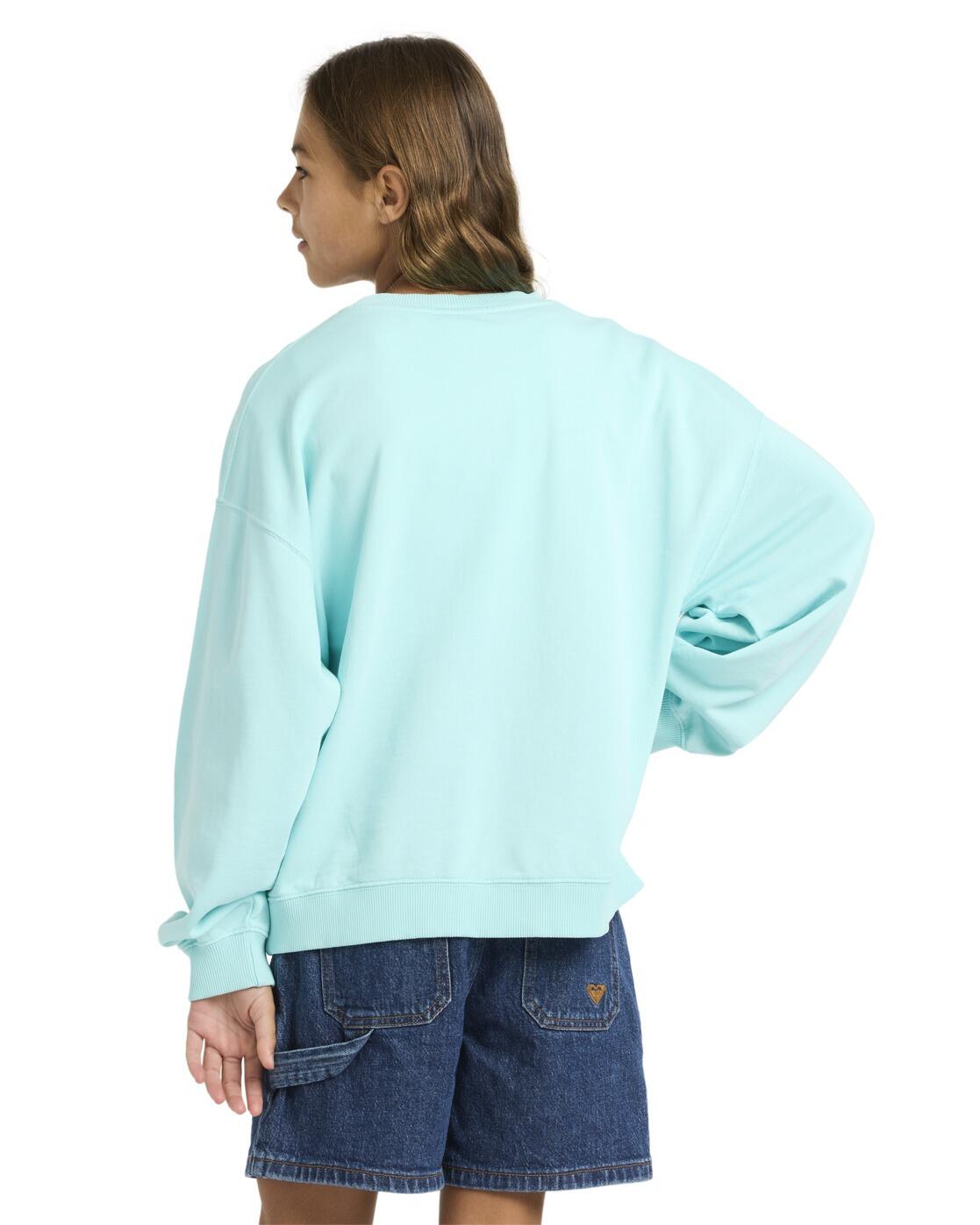 Bluza dla Dziewczynki LINEUP TERRY Niebieski