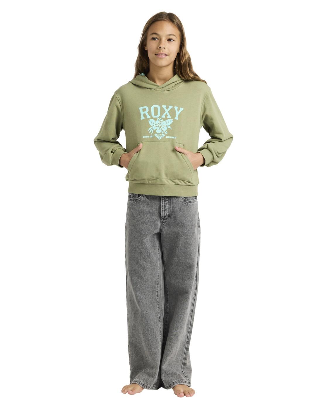 Sweat à capuche Relaxed Fit HOPE YOU TRUST 2 Vert Fille 4/4
