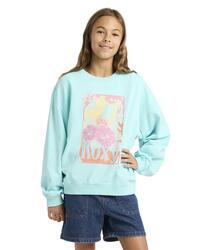 Sweat oversize LINEUP TERRY Bleu Fille