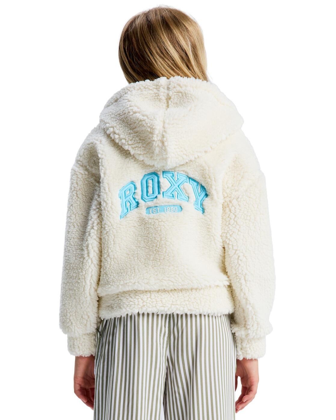 Polaire zippée BACK TO Blanc Fille 2/4