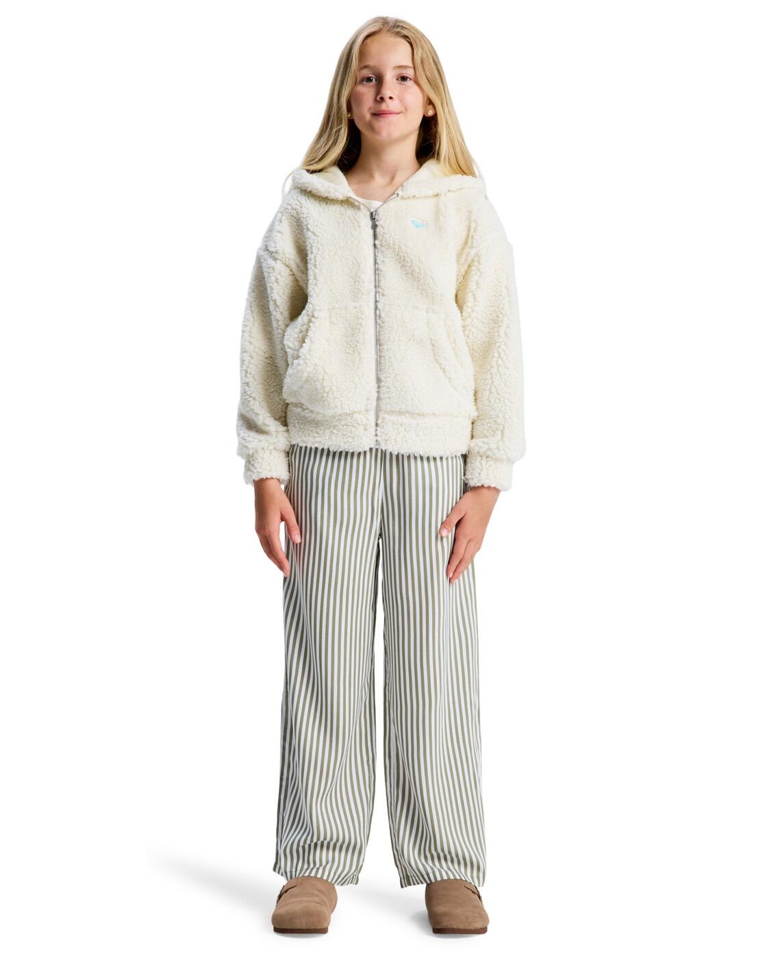 Polaire zippée BACK TO Blanc Fille 4/4