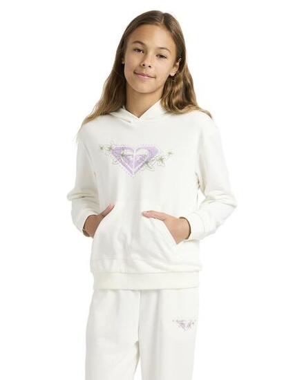 Sweat à capuche SURF FEELING TERRY Blanc Fille