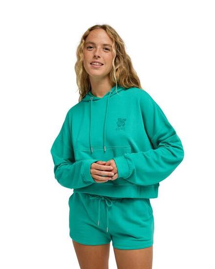 Sweat à capuche SURFING BY DAYLIGHT Vert Femme