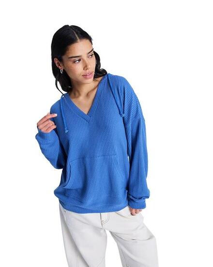 Oversizer Strick-Hoodie OCEAN DRIVE Weiss Frauen