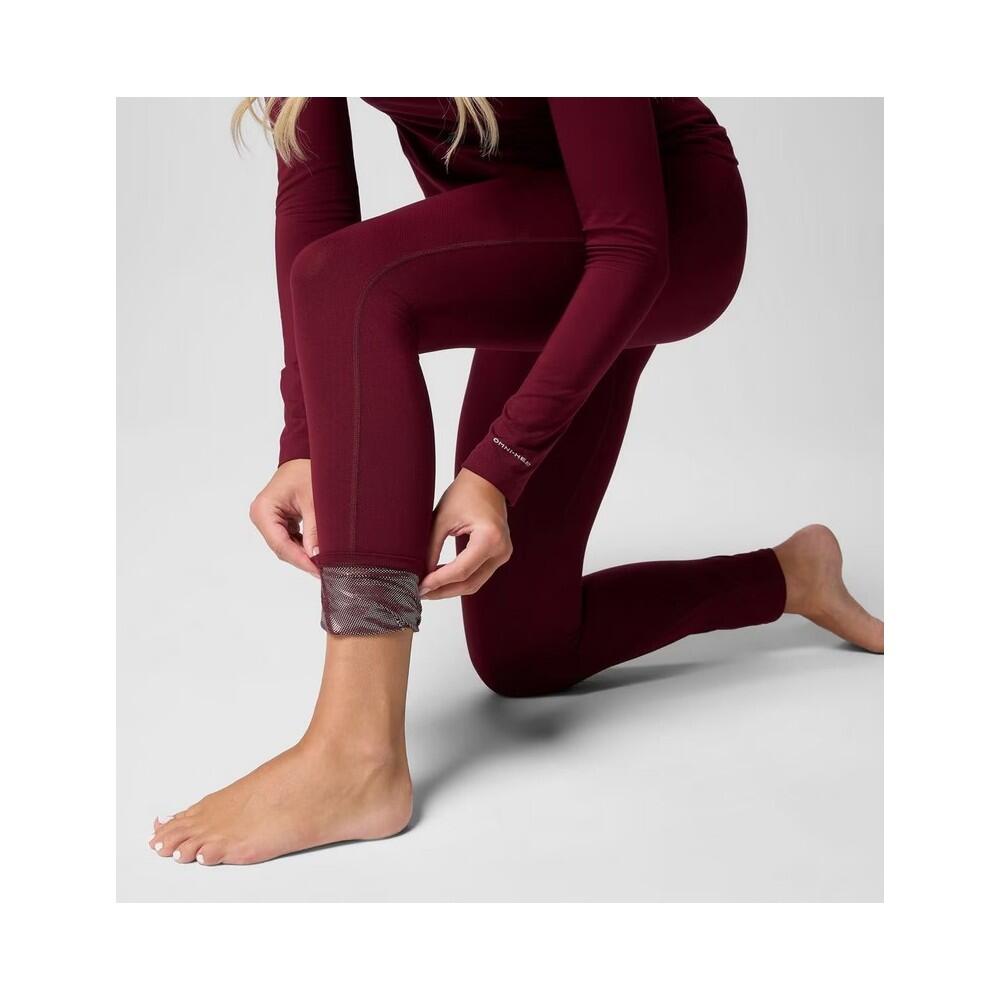 COLUMBIA Collant Technique Midweight Stretch Femme - RICH WINE 3/7
