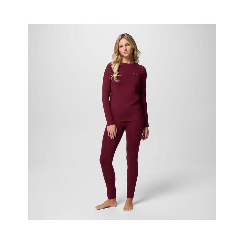 COLUMBIA Collant Technique Midweight Stretch Femme - RICH WINE 7/7