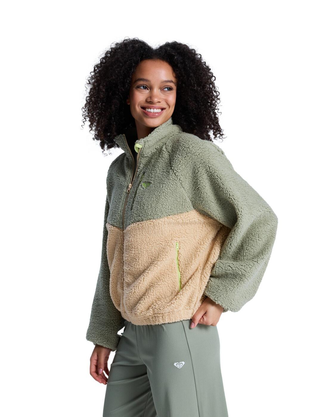 Veste sherpa BOUNDLESS SPIRIT Vert Femme 2/4