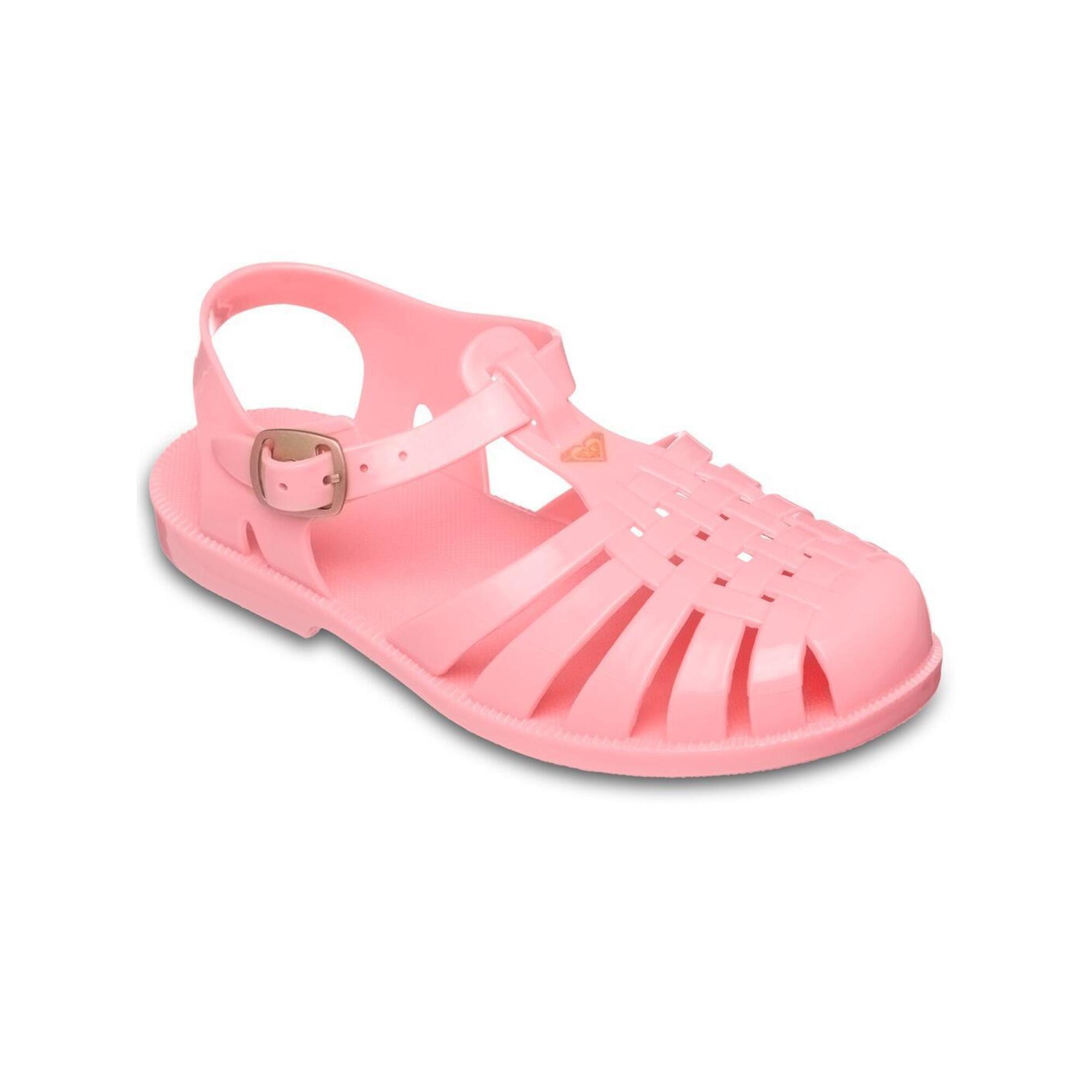 Roxy - Sandales Rg The Croisette Violet Fille - Tongs - Rose - Decathlon
