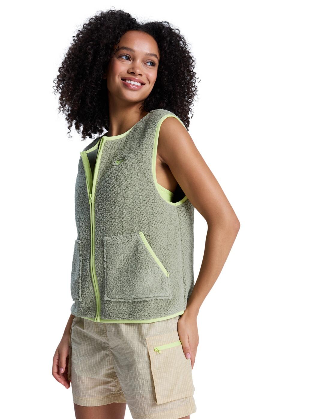 Veste sans manches en polaire BOUNDLESS SPIRIT Vert Femme 2/4