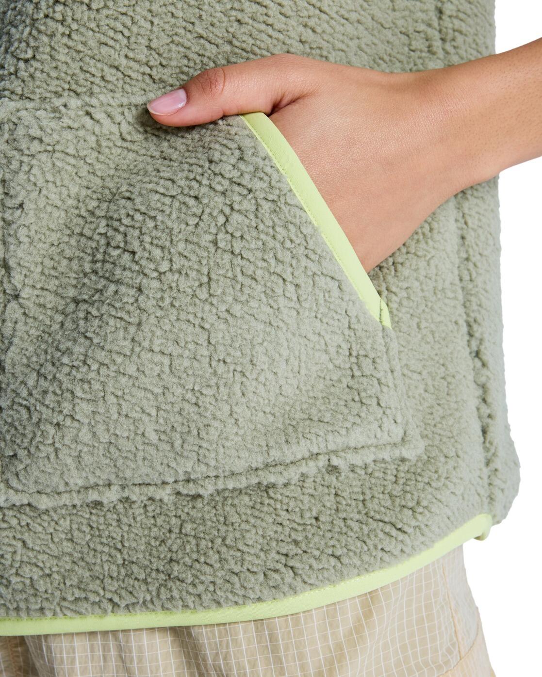 Veste sans manches en polaire BOUNDLESS SPIRIT Vert Femme 4/4