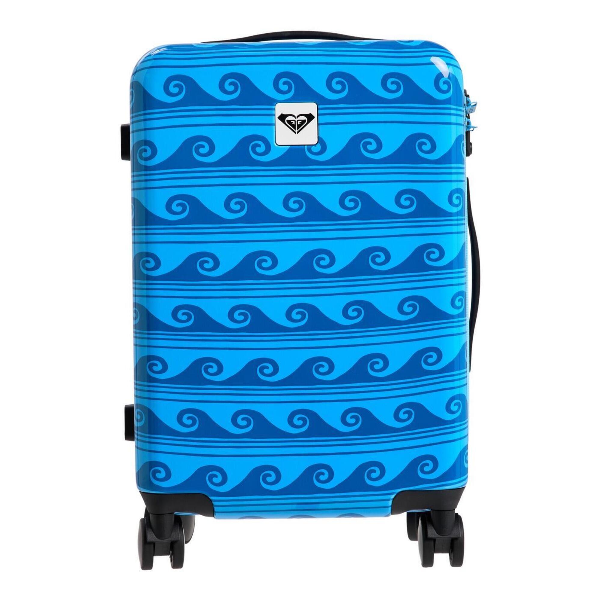 Roxy - Petite Valise Rigide Like A Seashell Bleu Femme - Sac De Voyage - Bleu - Taille Unique - Decathlon
