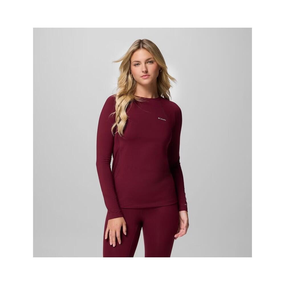 COLUMBIA Haut à manches longues Midweight Stretch Femme - RICH WINE 6/7