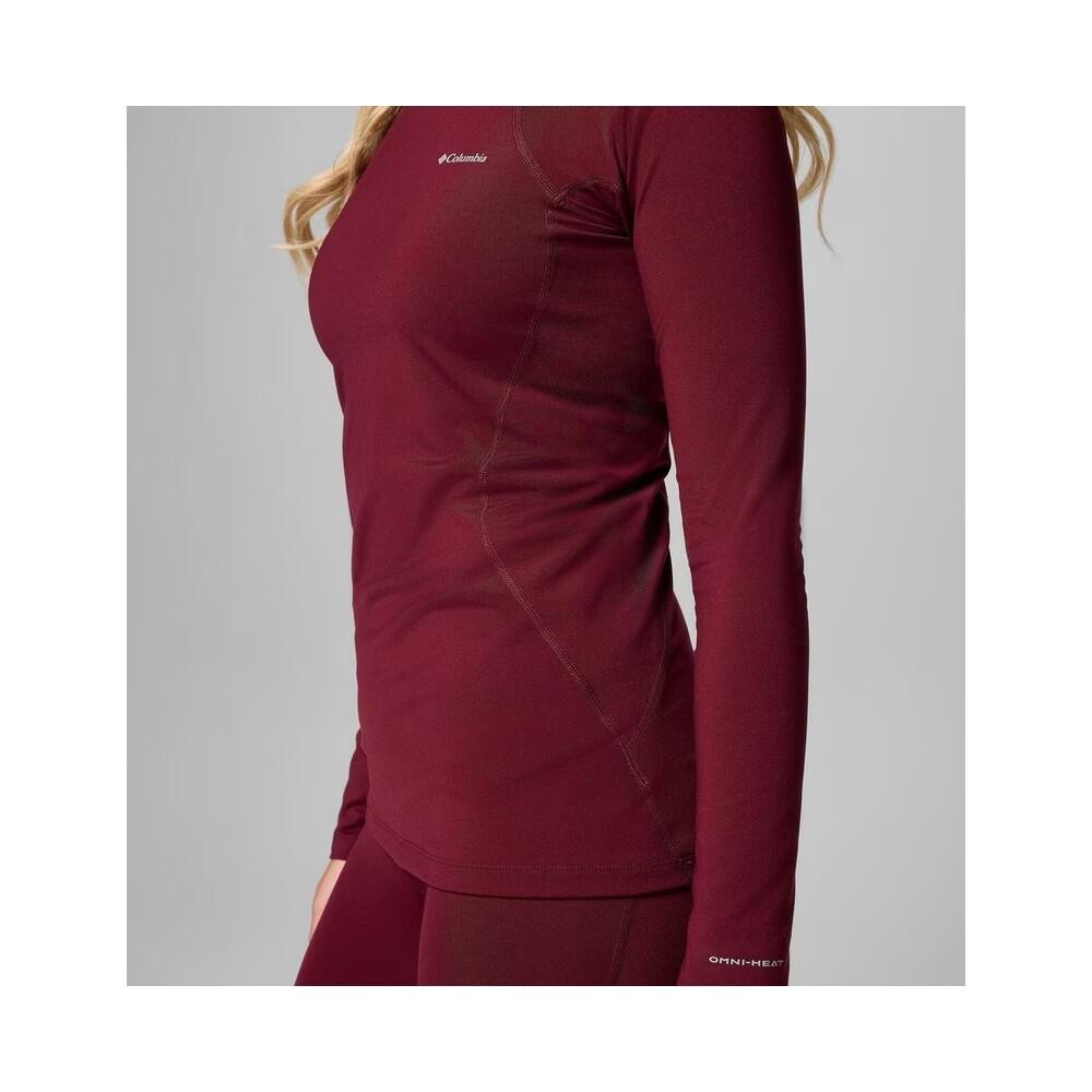 COLUMBIA Haut à manches longues Midweight Stretch Femme - RICH WINE 4/7