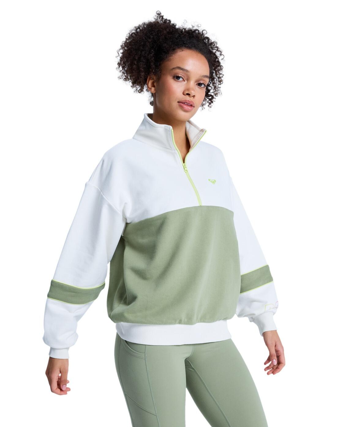 Sweat de sport ESS ENERGY NEW Vert Femme 3/4