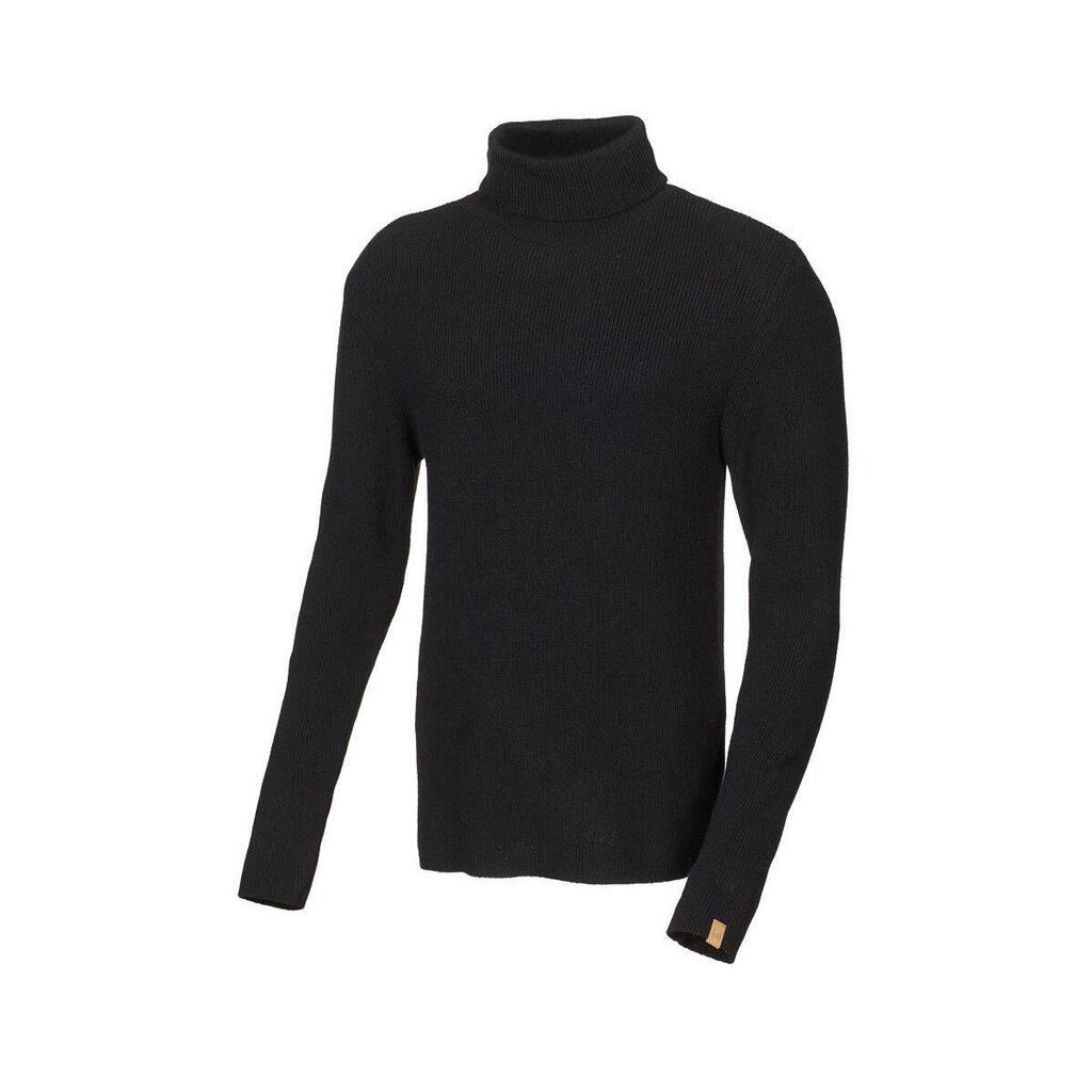 Turtleneck GY Tolken Black for Men – Merino Wool – Black
