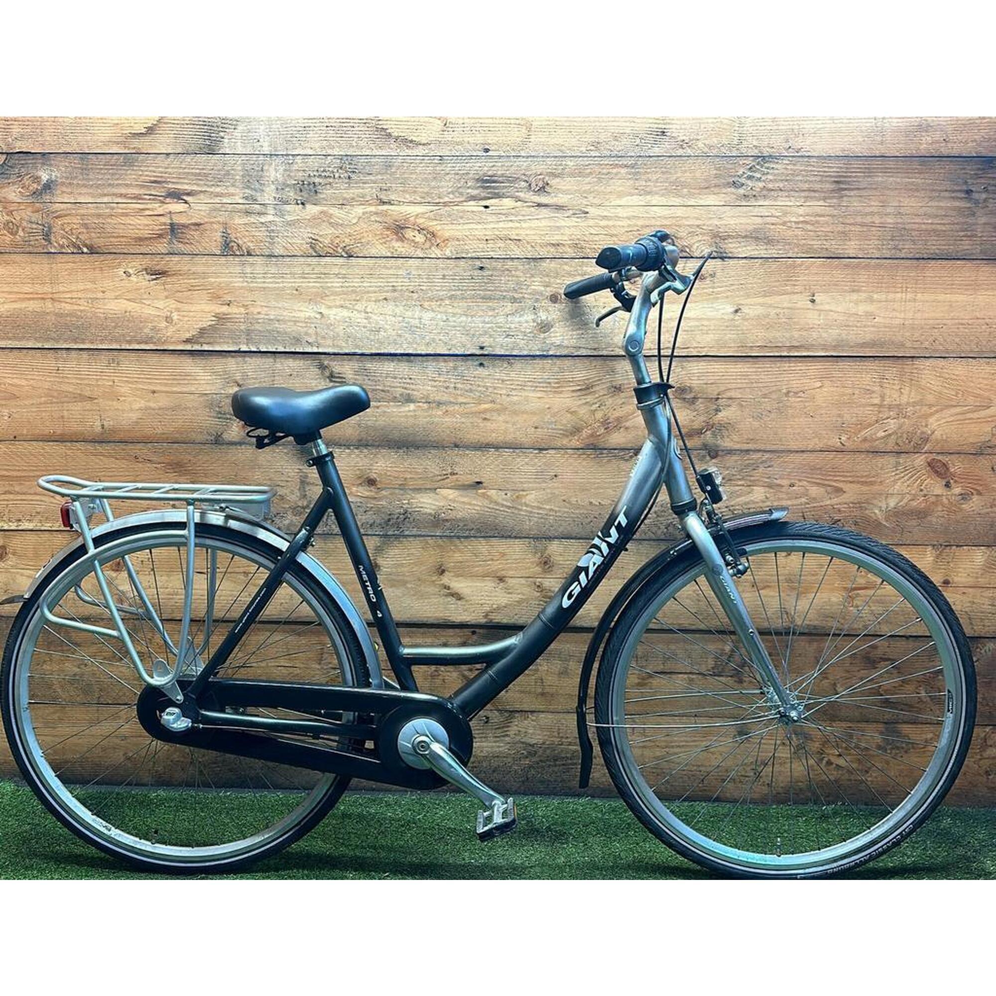 Giant - Vélo D’occasion Giant Metro 3v 28inch 56cm - Vélo Ville - Noir - Decathlon