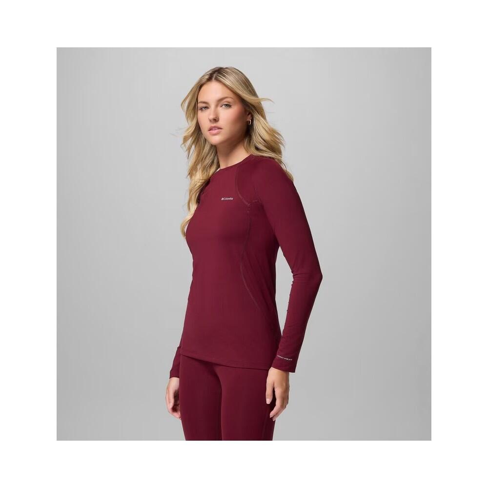 COLUMBIA Haut à manches longues Midweight Stretch Femme - RICH WINE 1/7