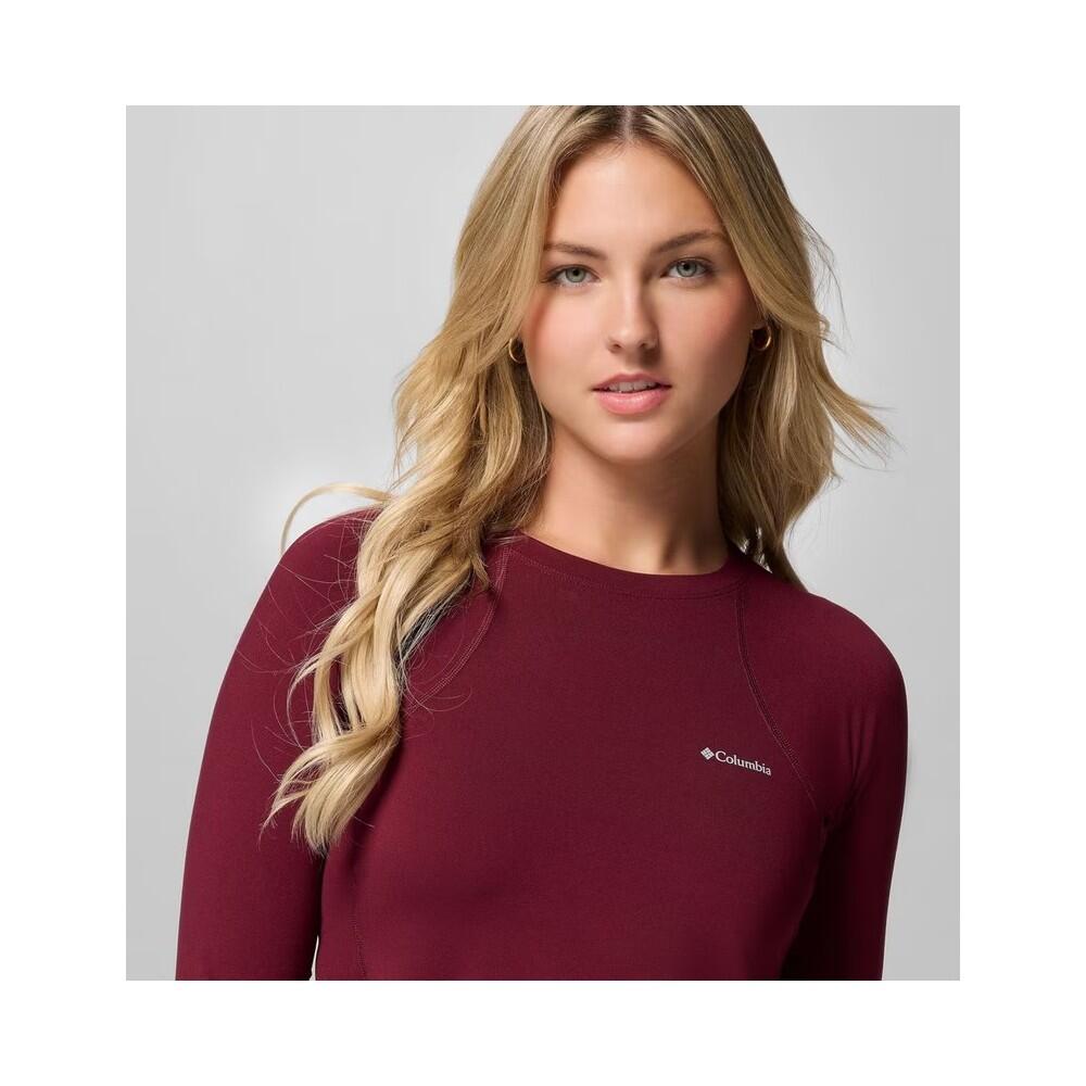 COLUMBIA Haut à manches longues Midweight Stretch Femme - RICH WINE 2/7
