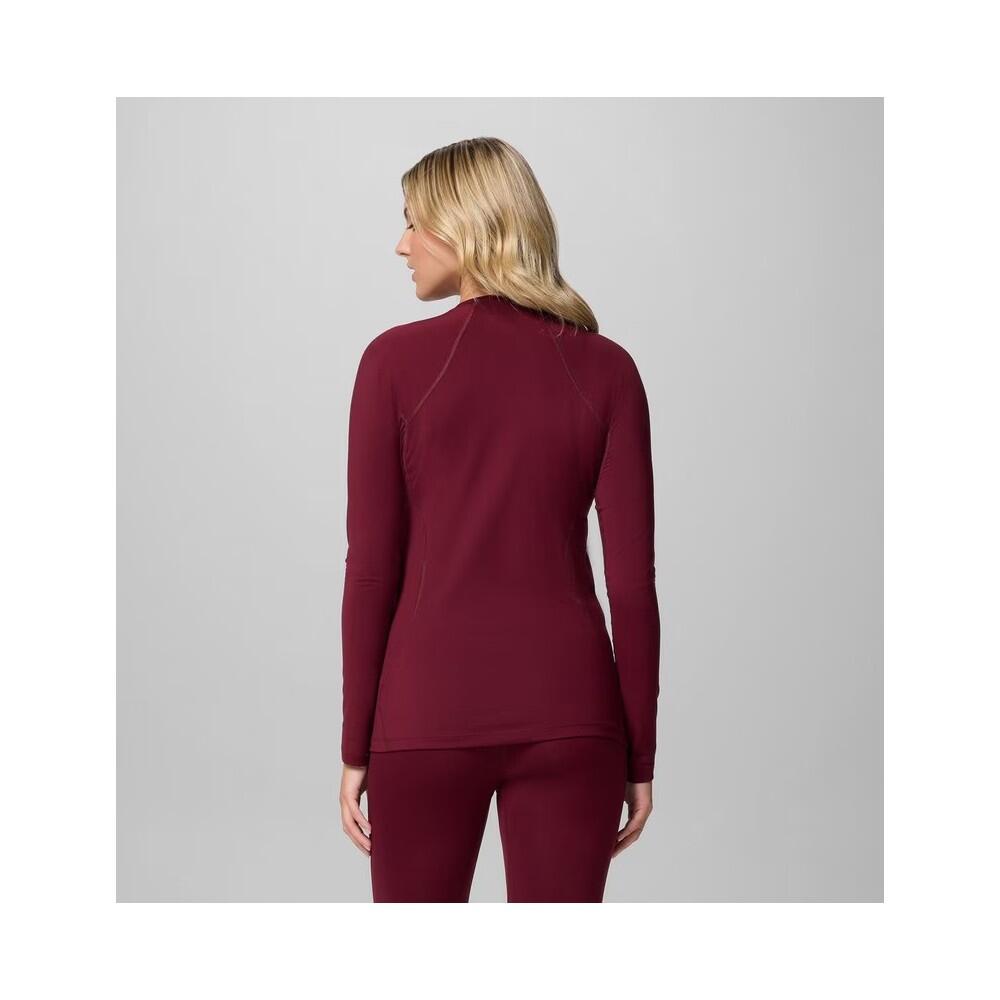 COLUMBIA Haut à manches longues Midweight Stretch Femme - RICH WINE 5/7