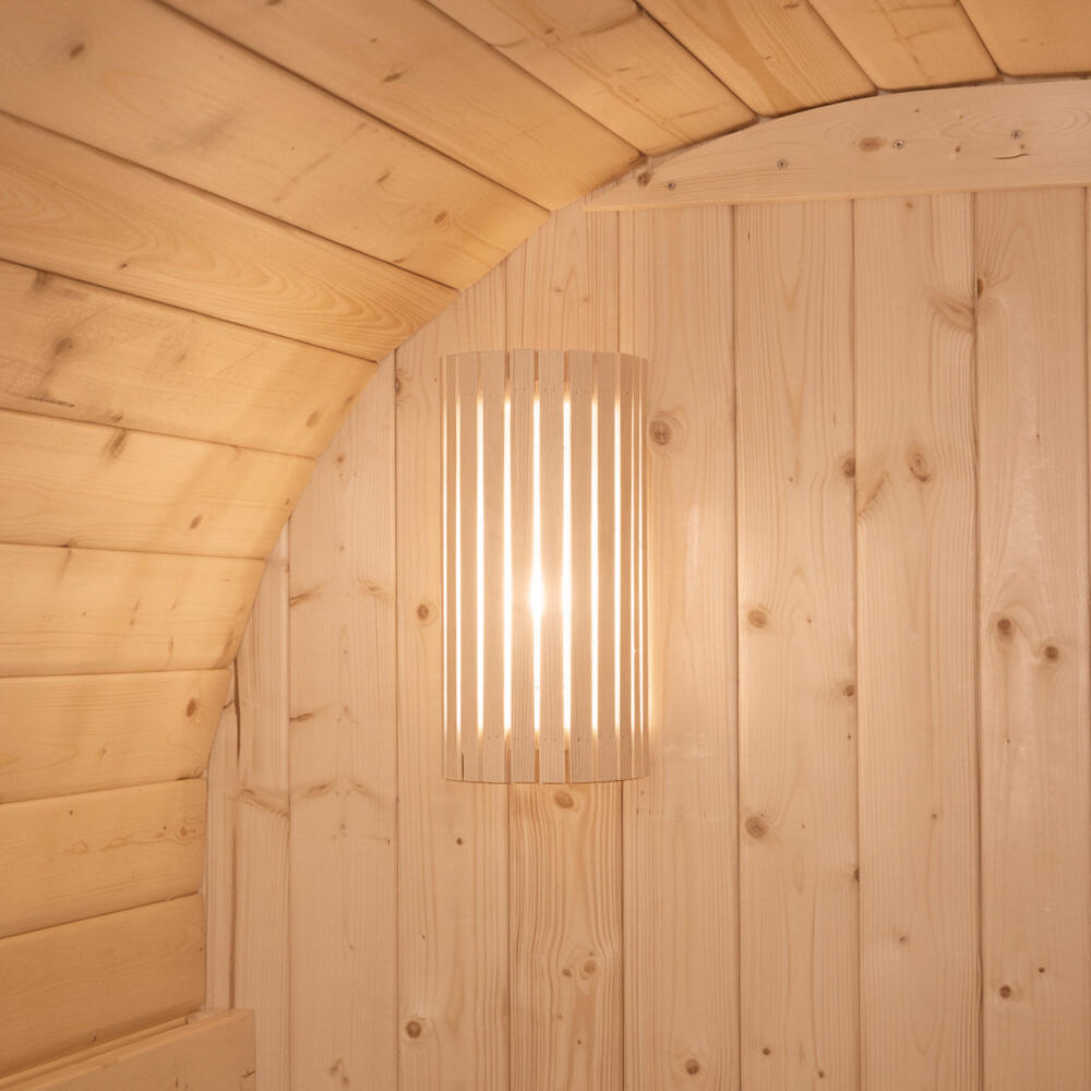 Sauna exterior LAHTI M - 195 x 120 cm para 2 personas 7/7