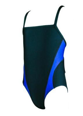 Costume FINIS Skinback bambina blu taglia 24