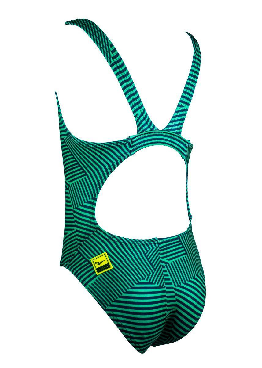 Fato de banho FINIS Maze Bladeback menina - Verde - Tamanho 24 2/4
