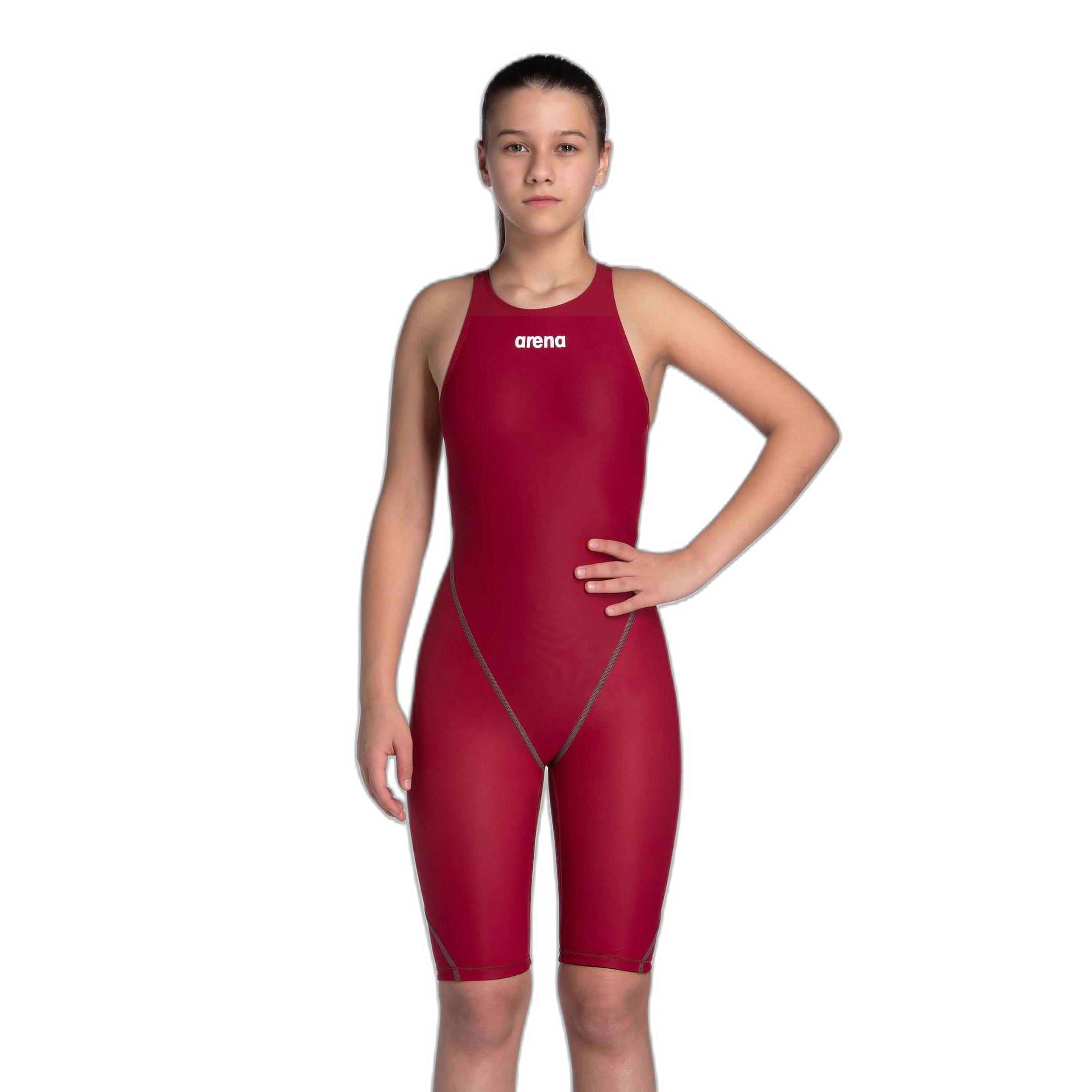 Arena - Combinaison De Natation Fille Arena Powerskin St Next Ob - Combinaison De Natation - Rouge - 8-9 Ans - Decathlon