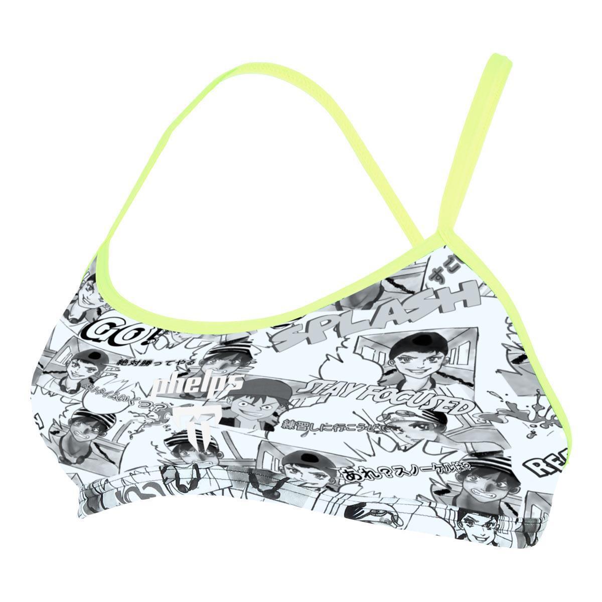 Top de bikini Phelps Girls Manga - Aqua Infinity, Talla UK 30 3/5