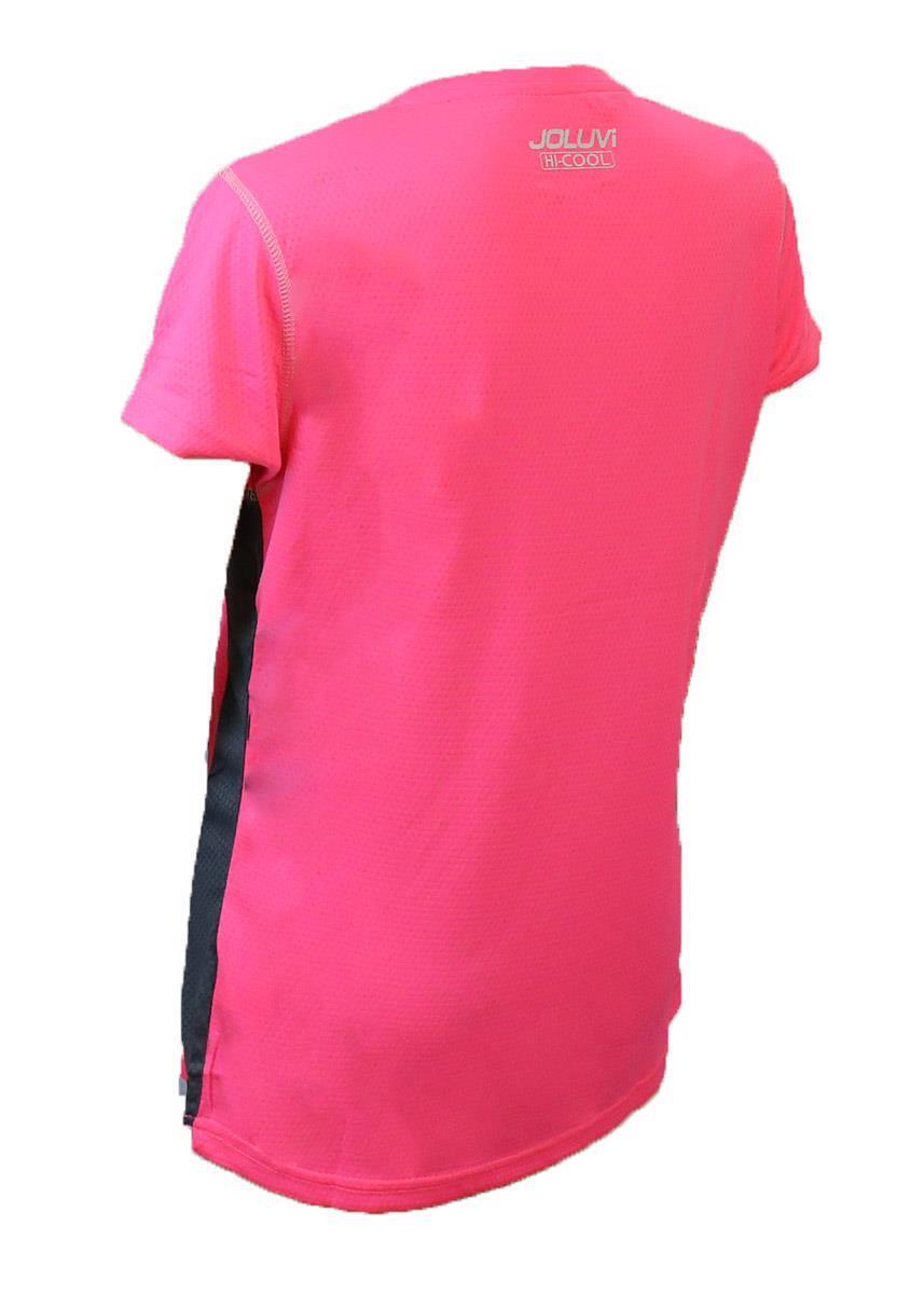 Camiseta Joluvi Ultra mujer - rosa/gris - Talla XS 5/5