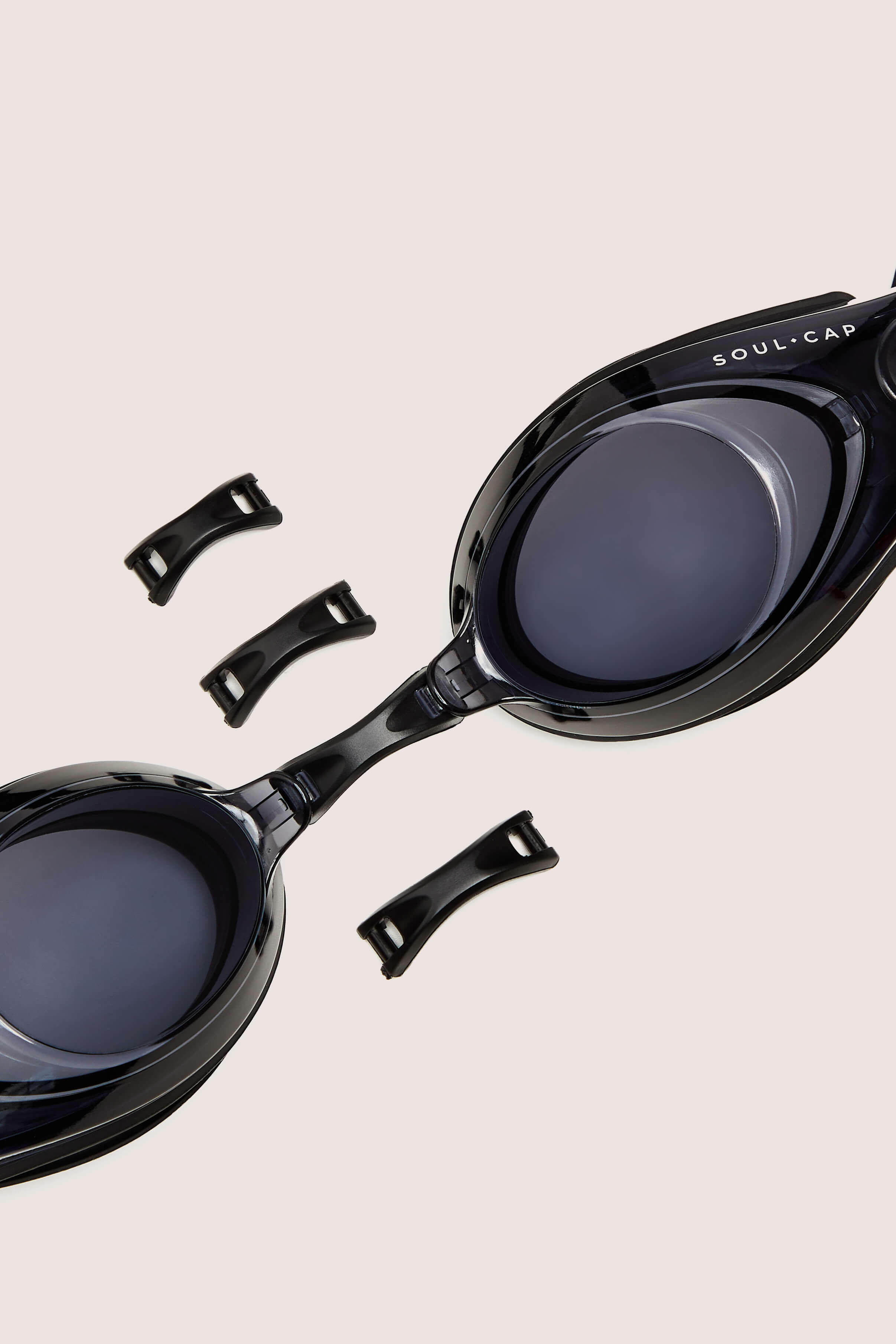 Masque de plongée Soul Cap Kids Hajos - Noir / Verre foncé 6/7