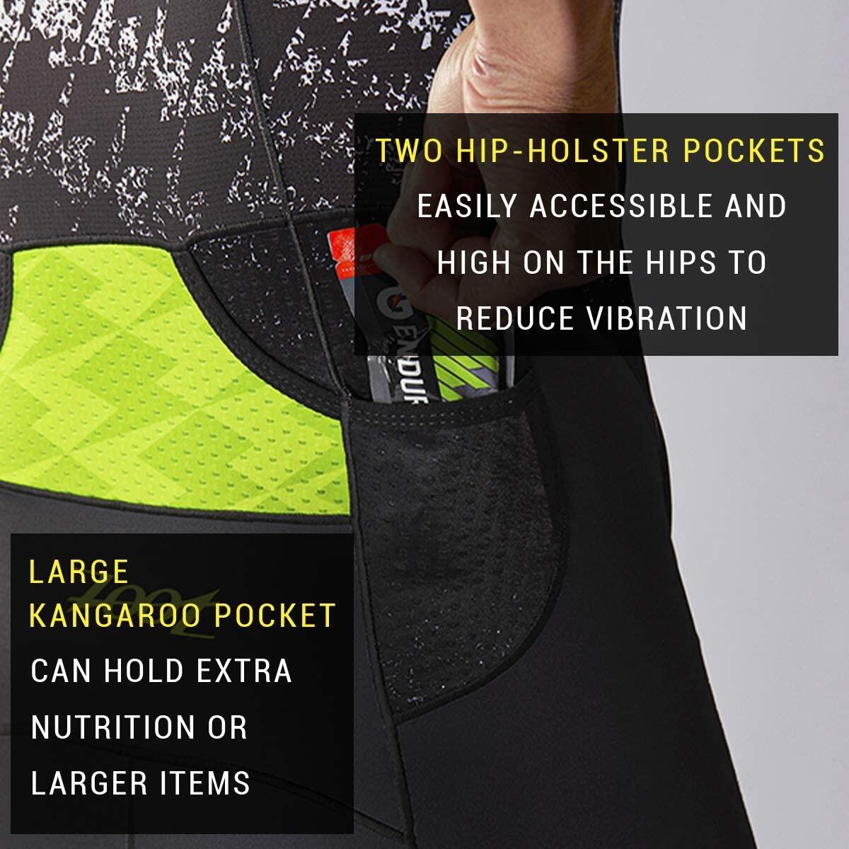 Camiseta Triatlon Sin mangas Hombre ZOOT AERO ULTRA Negro Estampada 3/7
