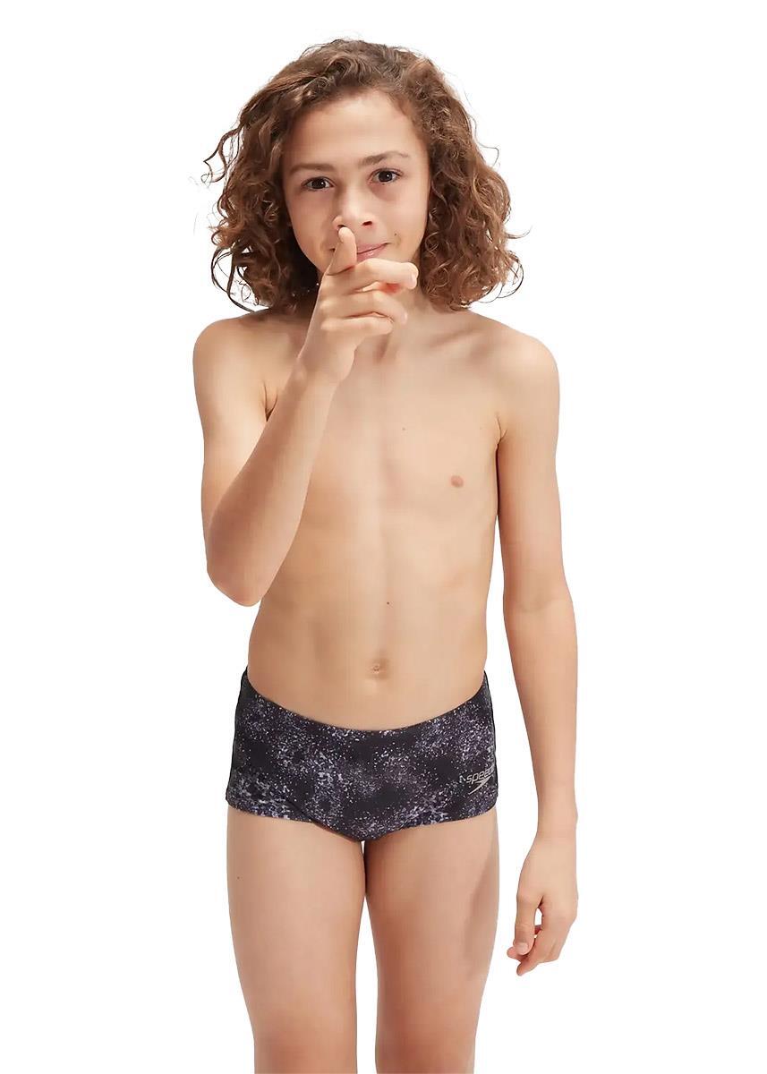 Slip de natation Speedo Allover Club Training Digital garçon 13 cm - Taille 9-10 5/5