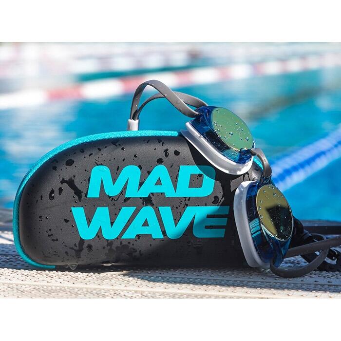 Mad Wave D-Cap Racing Cuffia da Nuoto in Silicone Argento 3/4