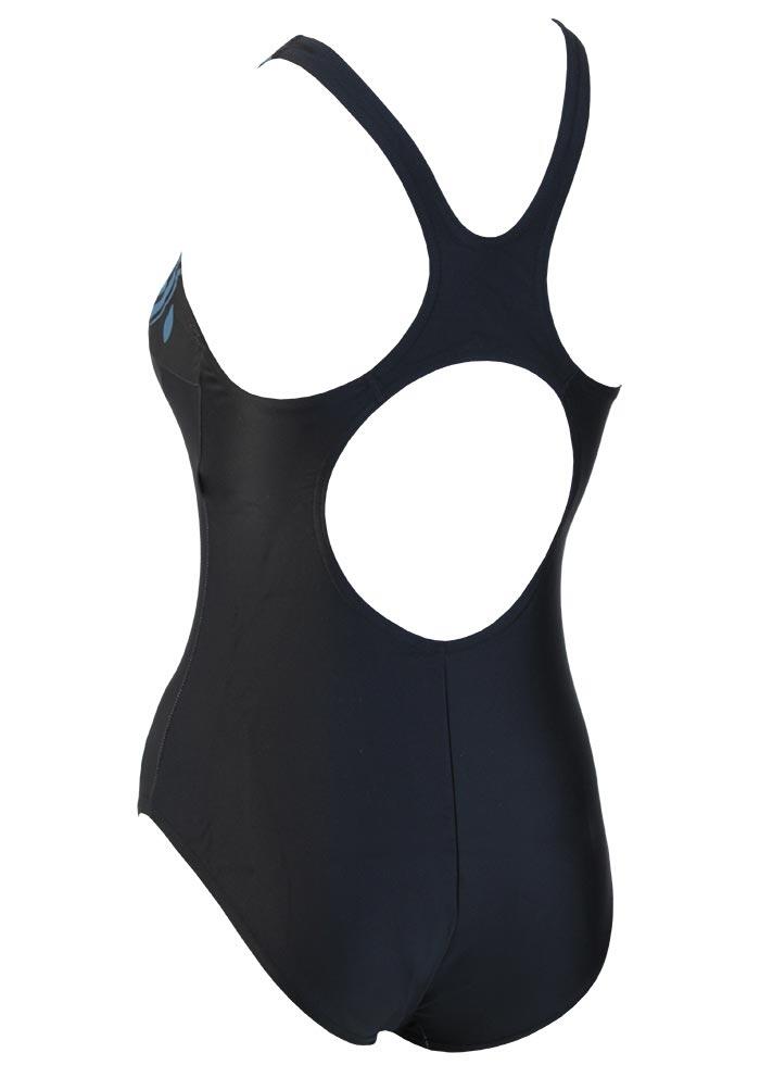 Maillot femme Mad Wave Wave - Noir/Bleu, UK 28/XS 4/5