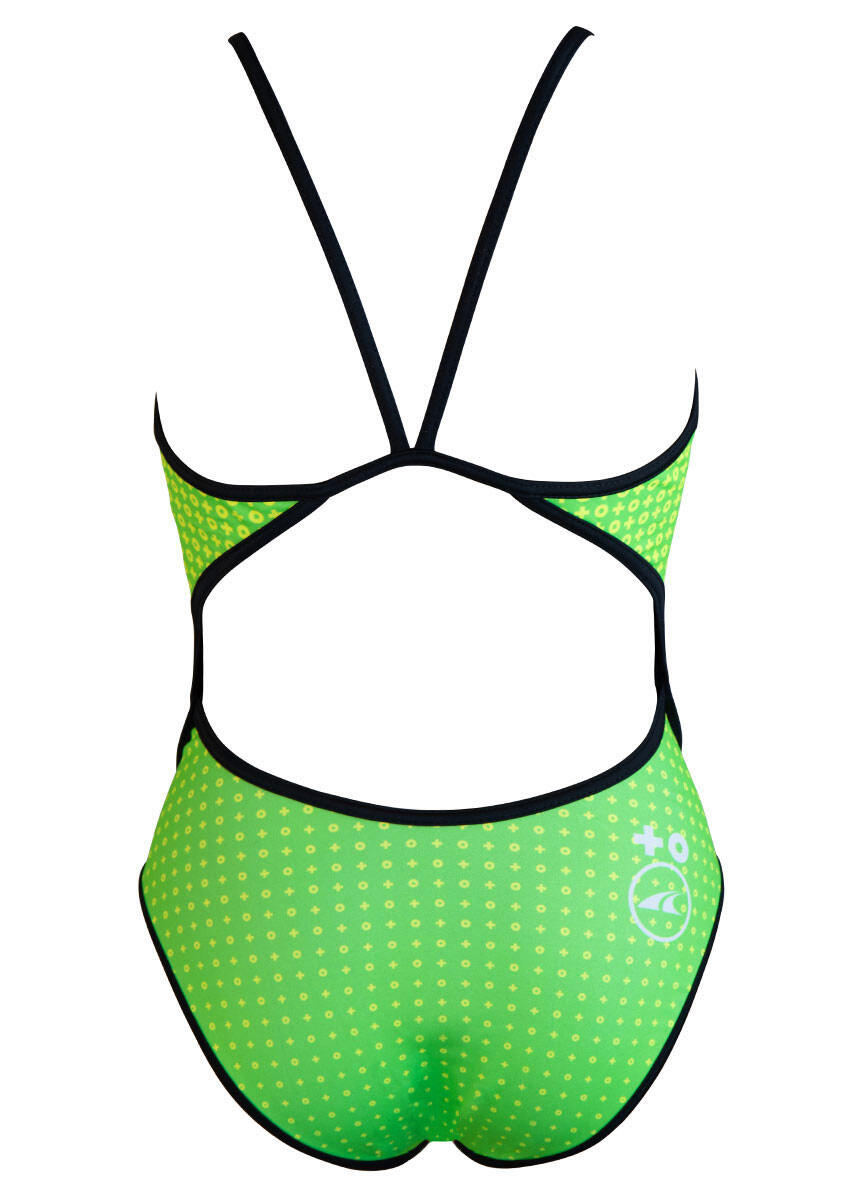 Maillot Akron Girls Babbit 4 Couleurs - Fuchsia/Vert - Taille 32 5/5