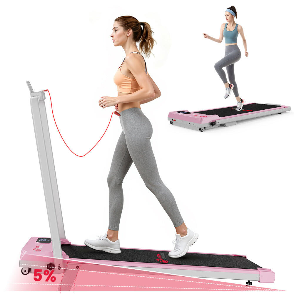 Klappbares Walking-Laufband, 1–6 km/h, 5% manuelle Steigung 4/4